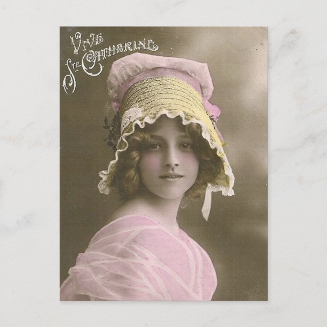 vintage-fotot Dam Vykort (Framsida)