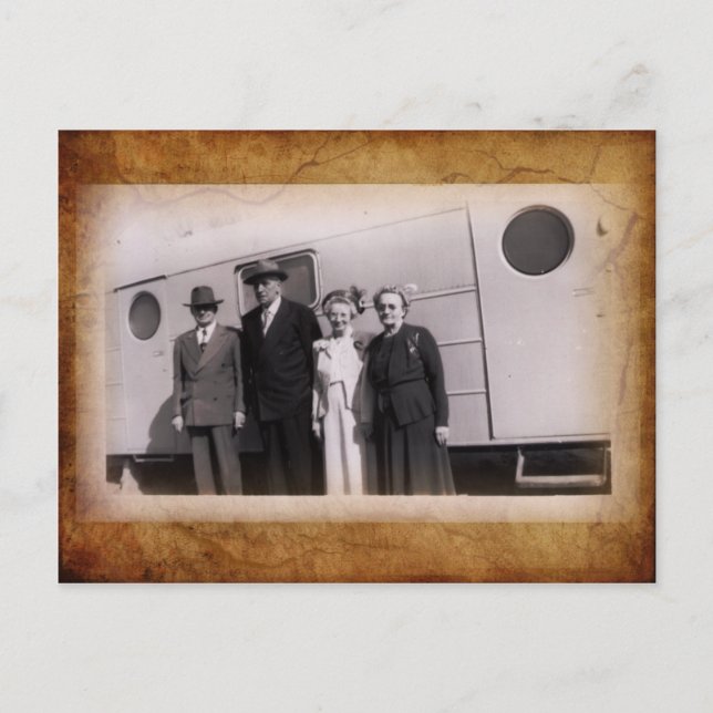 Vintage Fotovykort Vykort (Framsida)