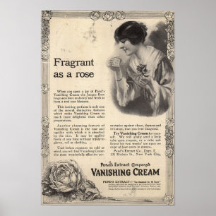 Vintage Fragrance Magazine Advertiscover Poster