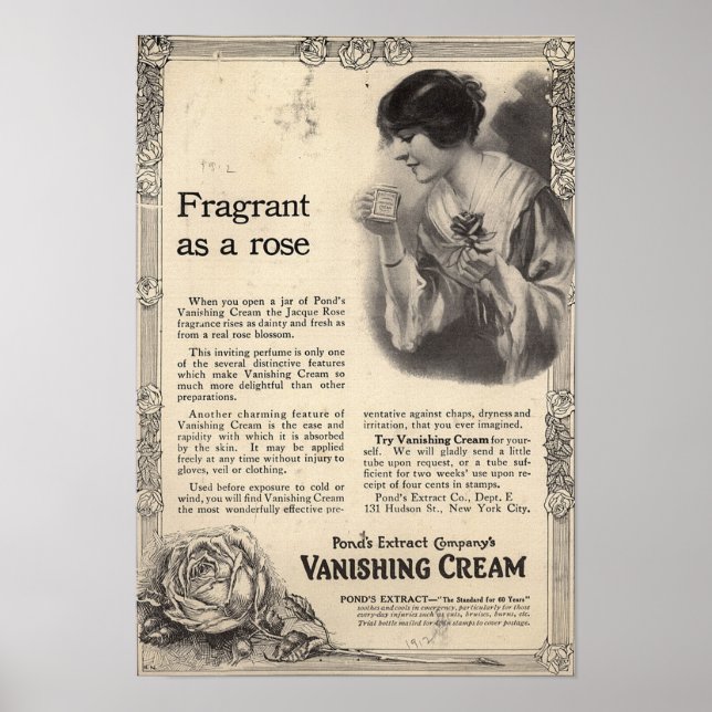 Vintage Fragrance Magazine Advertiscover Poster (Framsidan)