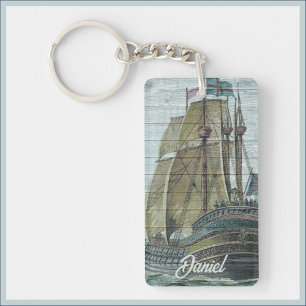 Vintage Frakt Blue Grönt Wanderlust Theme