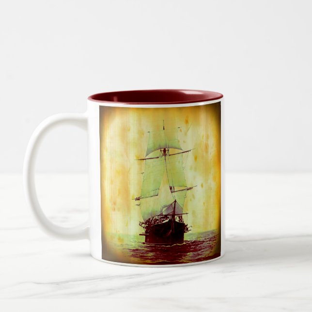 Vintage Frakt Ceramic mugg (Vänster)