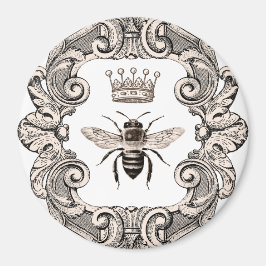 Vintage Framed Queen Bee Magnet