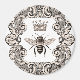 Vintage Framed Queen Bee Magnet
