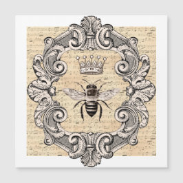 Vintage Framed Queen Bee på Lakan Music Flat Card