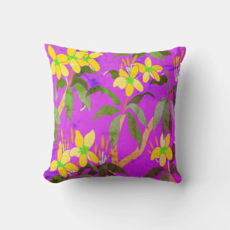 Vintage Frangipani Dekorativ kudde