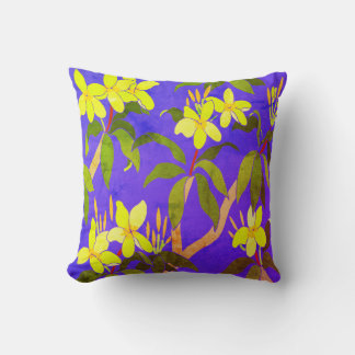 Vintage Frangipani Dekorativ kudde