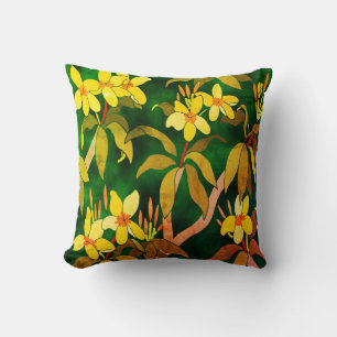 Vintage Frangipani Dekorativ kudde