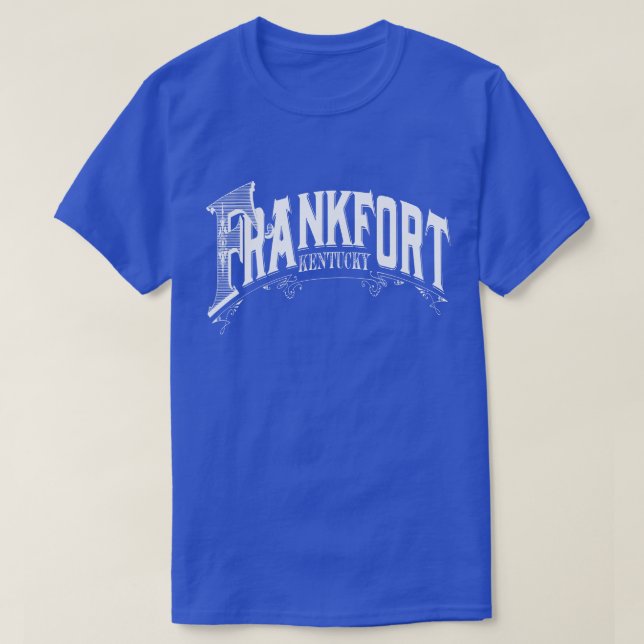 Vintage Frankfort KY TShirt T Shirt (Design framsida)