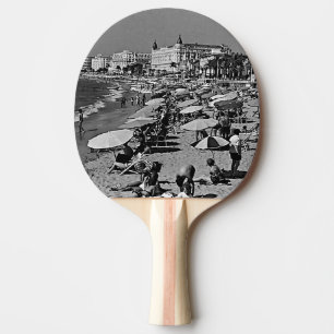Vintage Frankrike Cannes the strand Dart Board Pingisracket