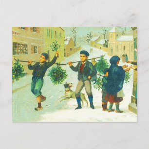 Vintage Frankrike julkort Vykort