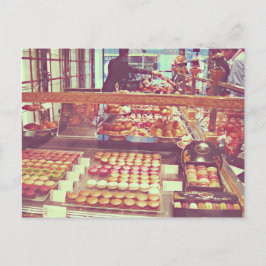 Vintage Frankrike macaroon macaron shop Vykort