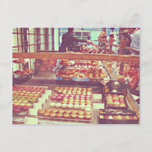 Vintage Frankrike macaroon macaron shop Vykort