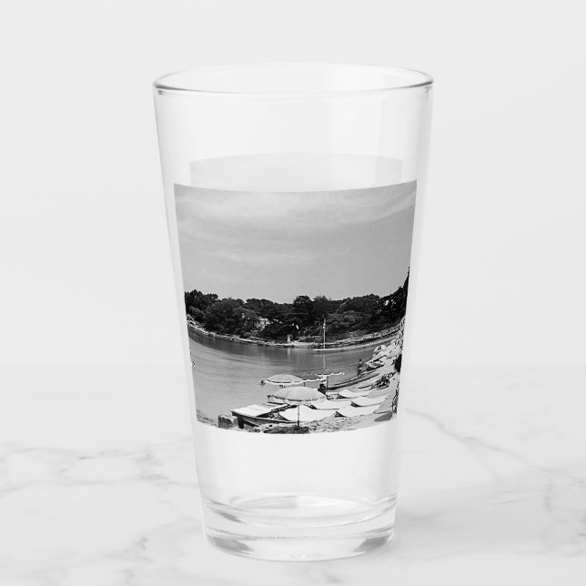 Vintage Frankrike Nice Antibes Garoupe-stranden Glaskopp (Framsida)