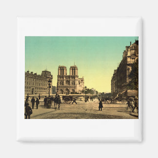 Vintage Frankrike, Notre Dame-katedralen, Paris Magnet