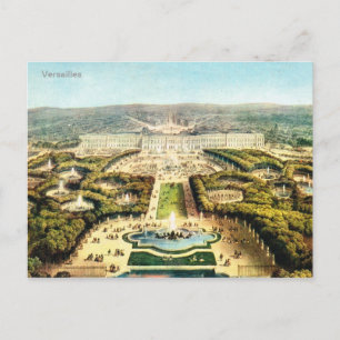 Vintage Frankrike, Palais de Versailles Vykort