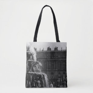 Vintage Frankrike palats Versailles Pyramid fontän Tygkasse