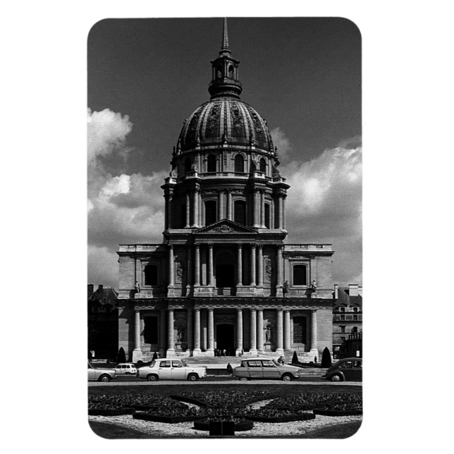 Vintage Frankrike Paris Church Saint Louis Invalid Magnet (Vertikal)