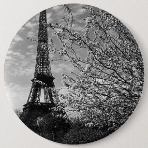 Vintage Frankrike Paris Eiffel torn 1970 Knapp