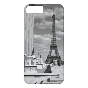 Vintage Frankrike Paris Eiffel torn Chaillot palac