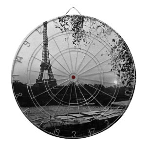 Vintage Frankrike Paris Eiffel torn sunset Darttavla