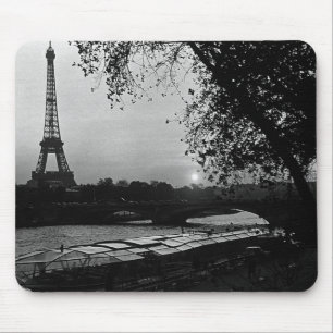 Vintage Frankrike Paris Eiffel torn sunset Musmatta