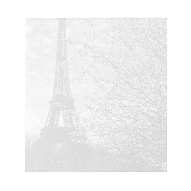 Vintage Frankrike Paris Eiffeltornet Anteckningsblock (Framsida)