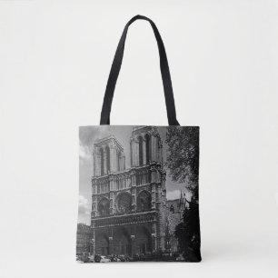 Vintage Frankrike Paris Notre Dame-katedralen Tygkasse