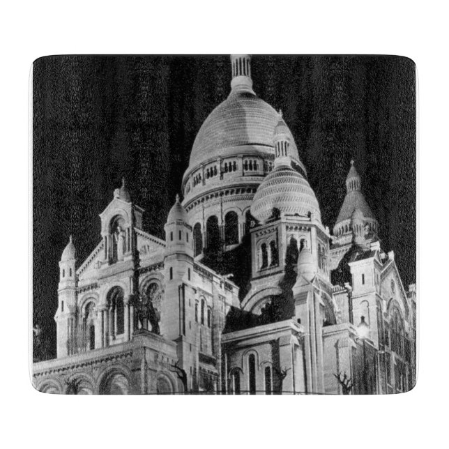 Vintage Frankrike Paris Sacre Coeur Basilica (Framsidan)