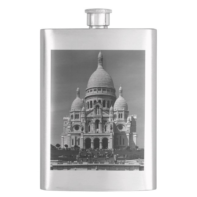 Vintage Frankrike Paris Sacre Coeur Basilica Fickplunta (Framsidan)