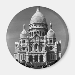 Vintage Frankrike Paris Sacre Coeur Basilica Magnet