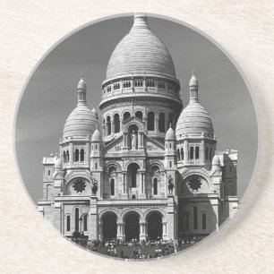 Vintage Frankrike Paris Sacre Coeur Basilica Underlägg