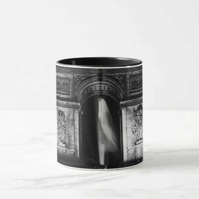 Vintage Frankrike Paris Triumphal Arch Mugg (Center)