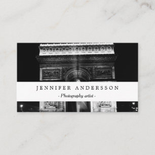 Vintage Frankrike Paris Triumphal Arch Visitkort
