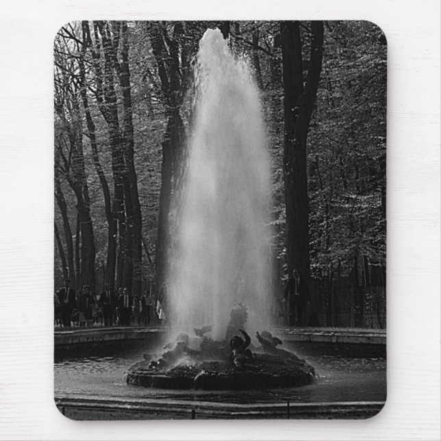 Vintage Frankrike Versailles palace Ceres fontän Musmatta (Framsidan)