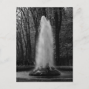 Vintage Frankrike Versailles palace Ceres fontän Vykort