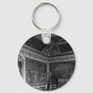 Vintage Frankrike Versailles palace stade matrum Nyckelring