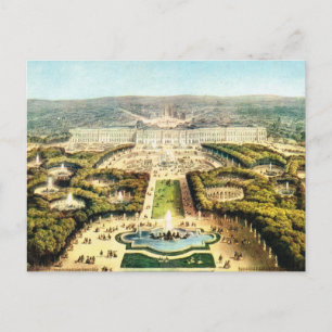 Vintage Frankrike, Versailles palats Vykort