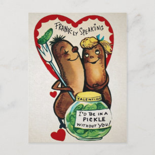 Vintage Franks Valentineser Vykort