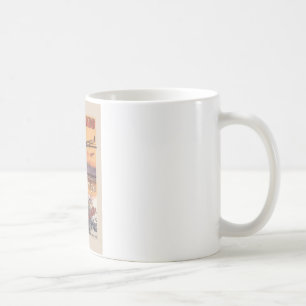 Vintage Fransk Aviation Kaffemugg