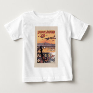 Vintage Fransk Aviation T Shirt