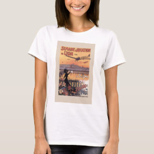 Vintage Fransk Aviation T-shirt