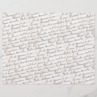 Vintage Fransk Bordeaux Jardin Handwrite