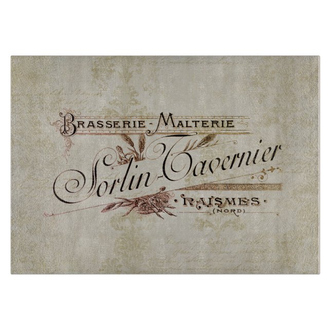 Vintage Fransk Brewery Advertisement (Framsidan)