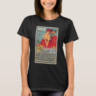 Vintage Fransk Carnival Nice 1934 T Shirt