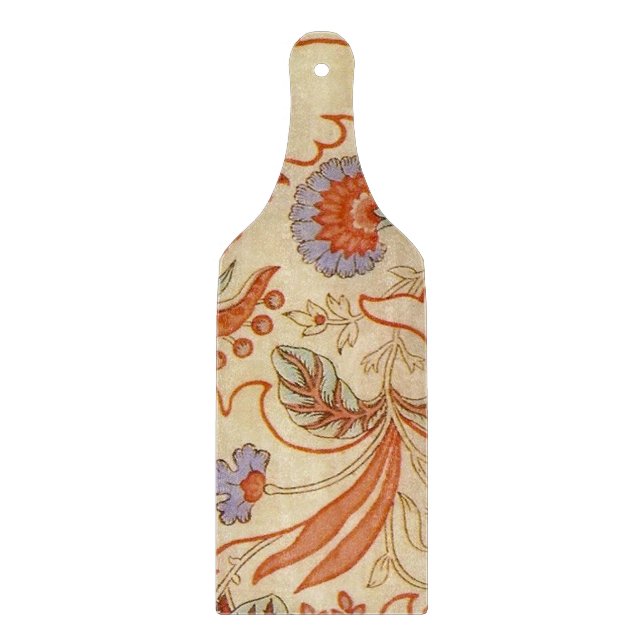 Vintage fransk chintz blomster antik terrakotta (Framsidan)