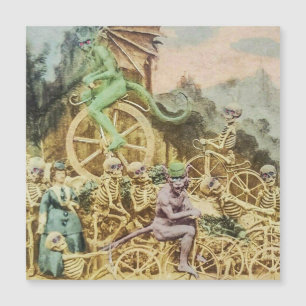 Vintage Fransk Diableries Course De Velocipedes