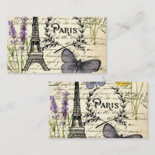vintage fransk eiffel torn Paris Party Anteckningskort