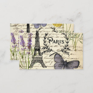 vintage fransk eiffel torn Paris Party Anteckningskort