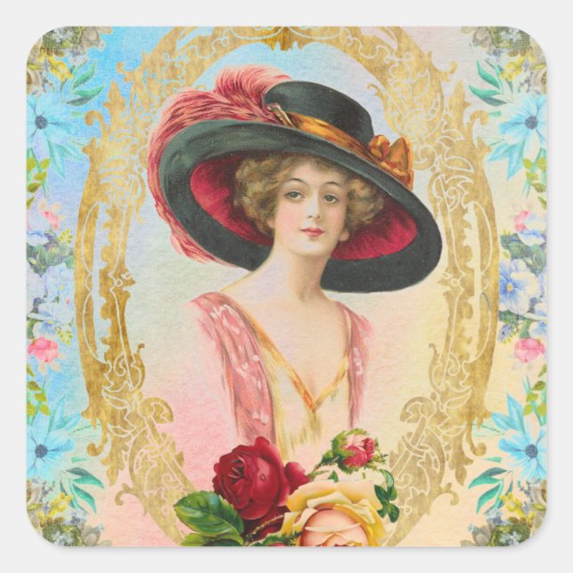 Vintage Fransk - etikett (Framsida)